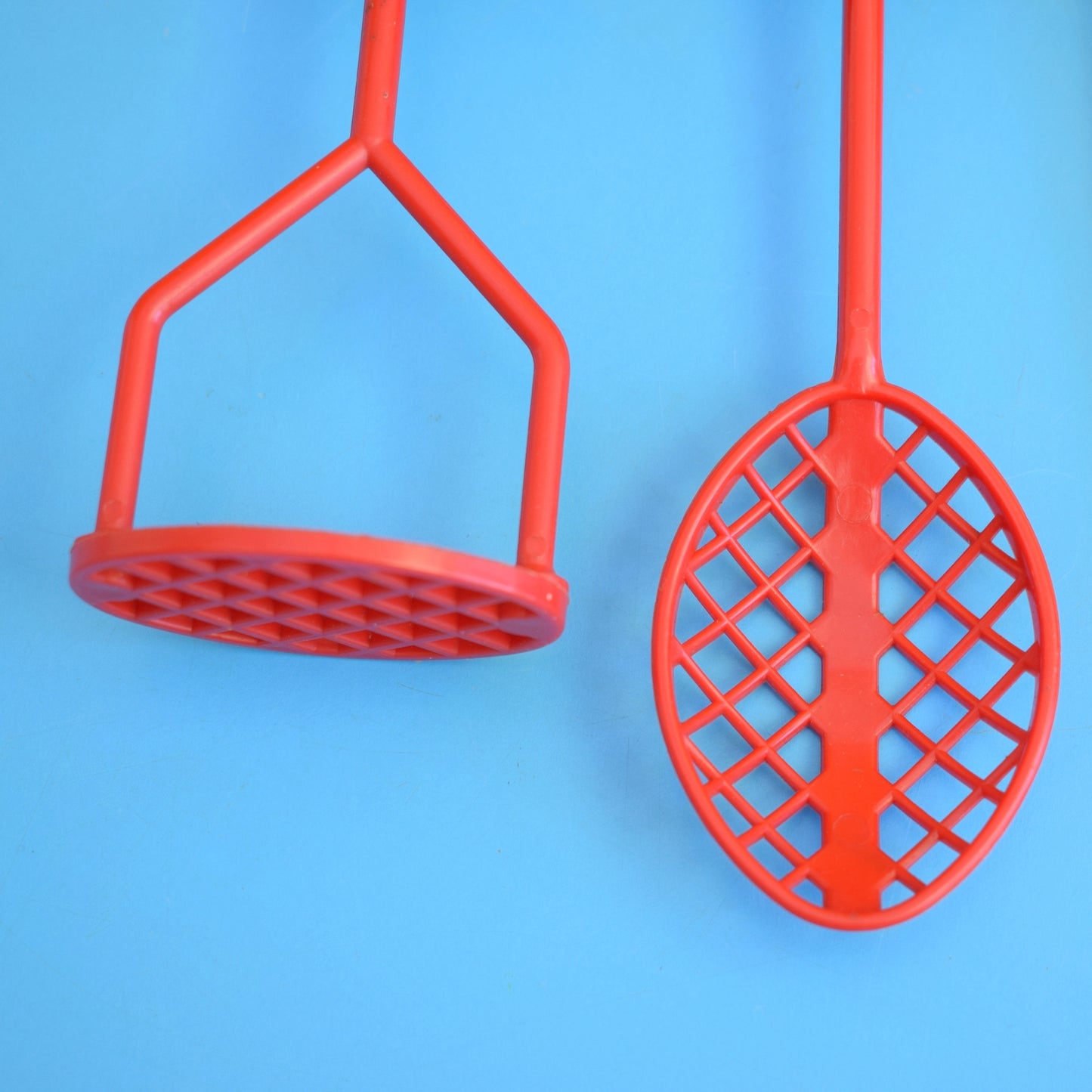 Vintage 1970s Plastic Spillers Fred Baking Utensils x4 by Pineapple Retro