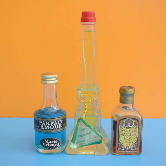 Vintage 1960s Bottle Miniatures - Bar Display