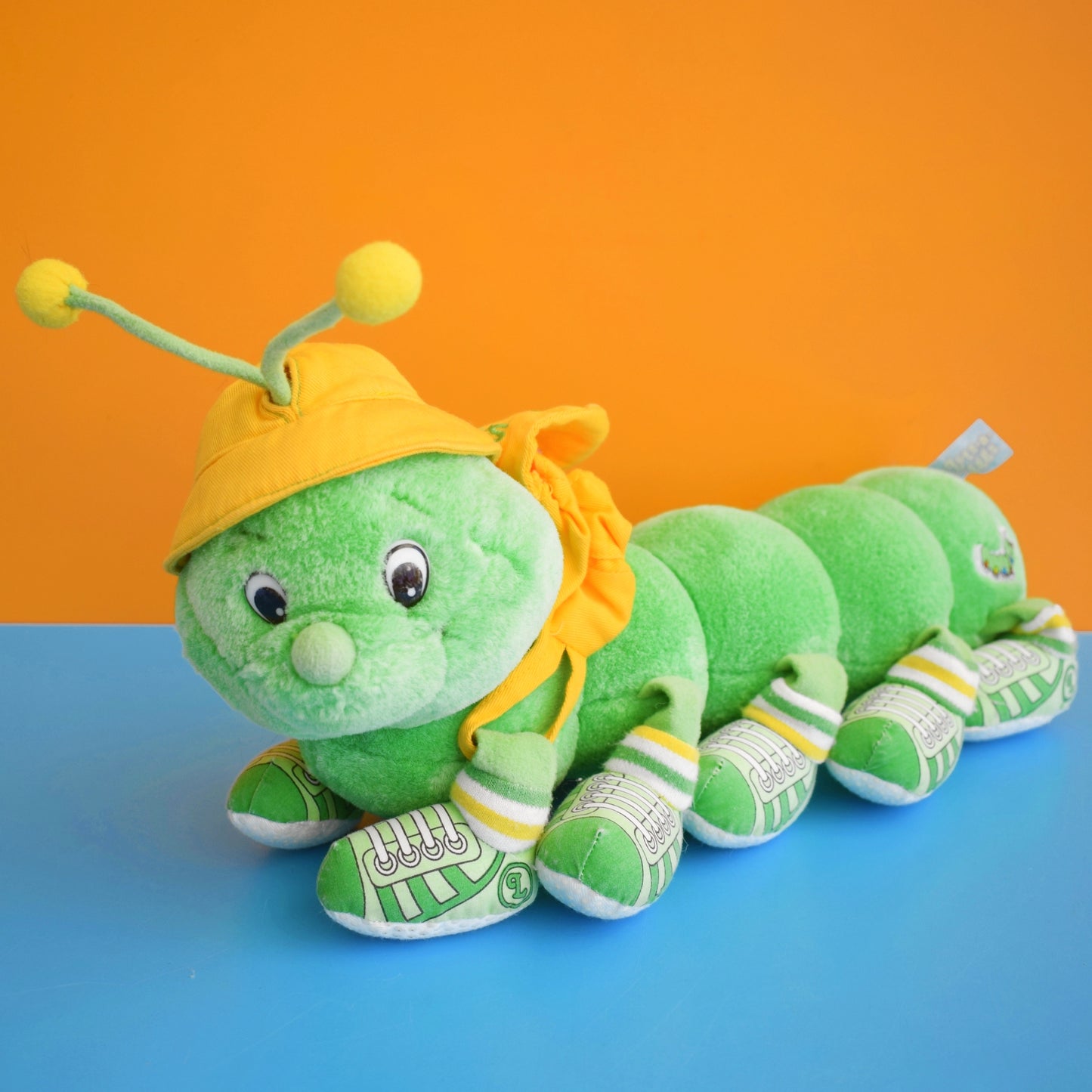 Vintage 1980s Lots-a-Lots-a-Legs Plush Caterpillar Toy - Scouty Legs by Vintage