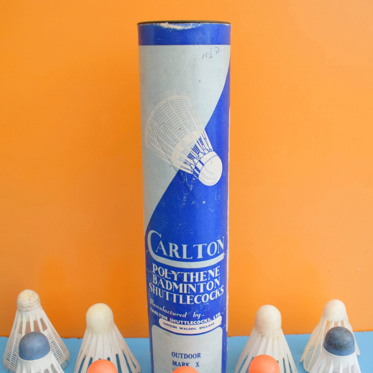 Vintage 1960s Badminton Book & Shuttlecocks