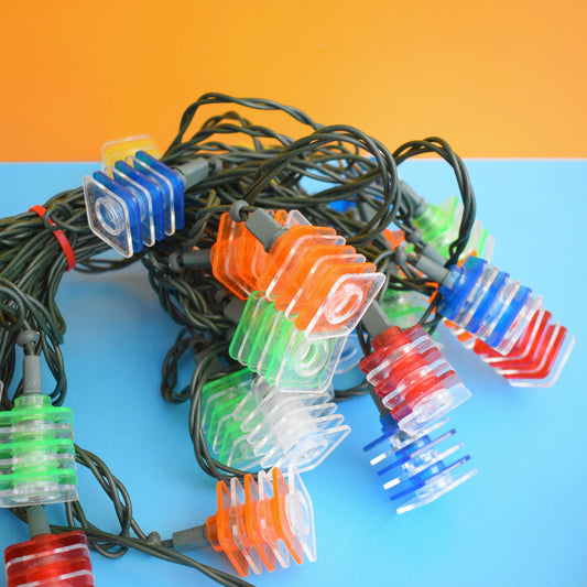 Vintage 1980s Outdoor / Indoor Liquorice String Lights - Argos - Boxed by Pineapple Retro