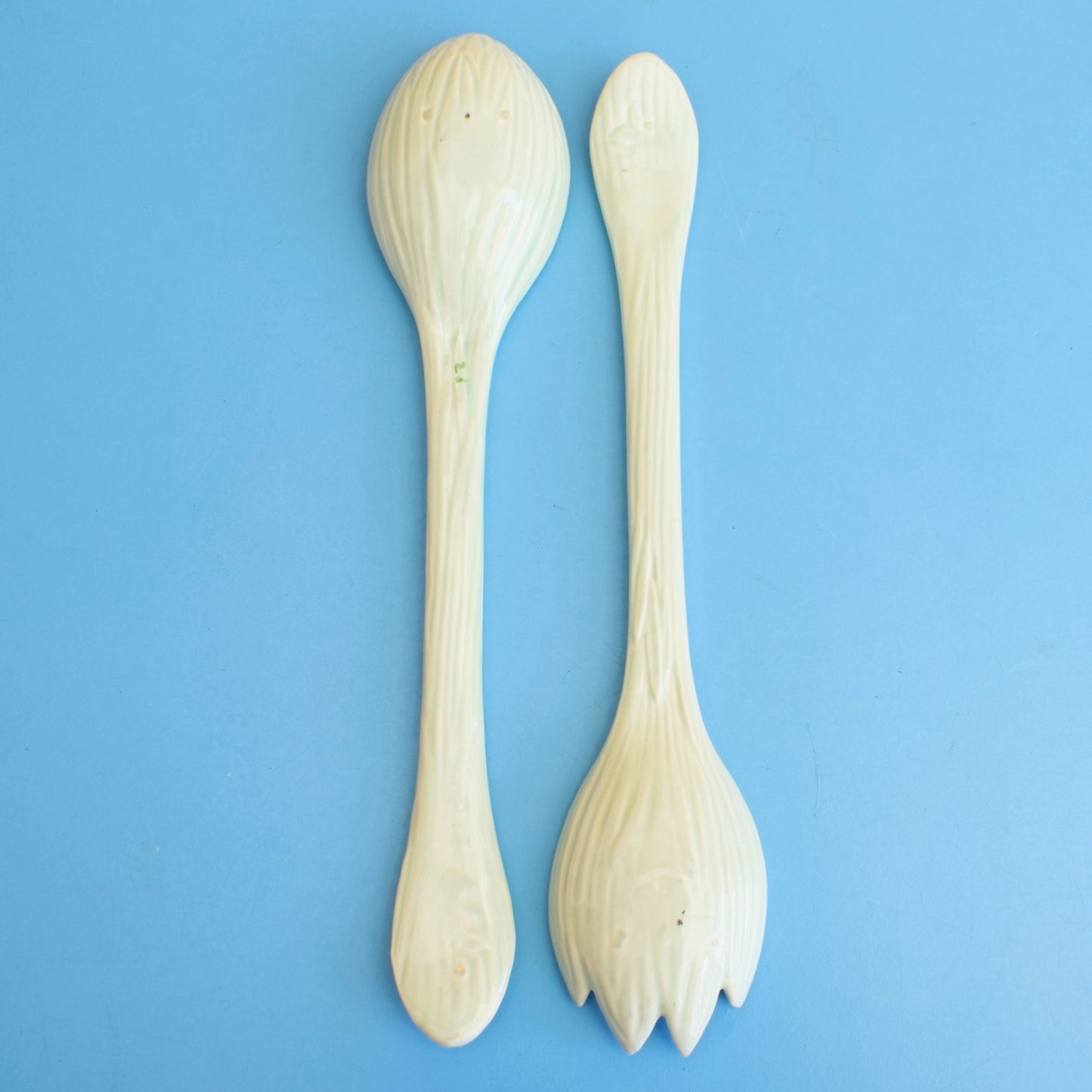 Vintage 1950s Salad Servers - Rare Beswick Wayside