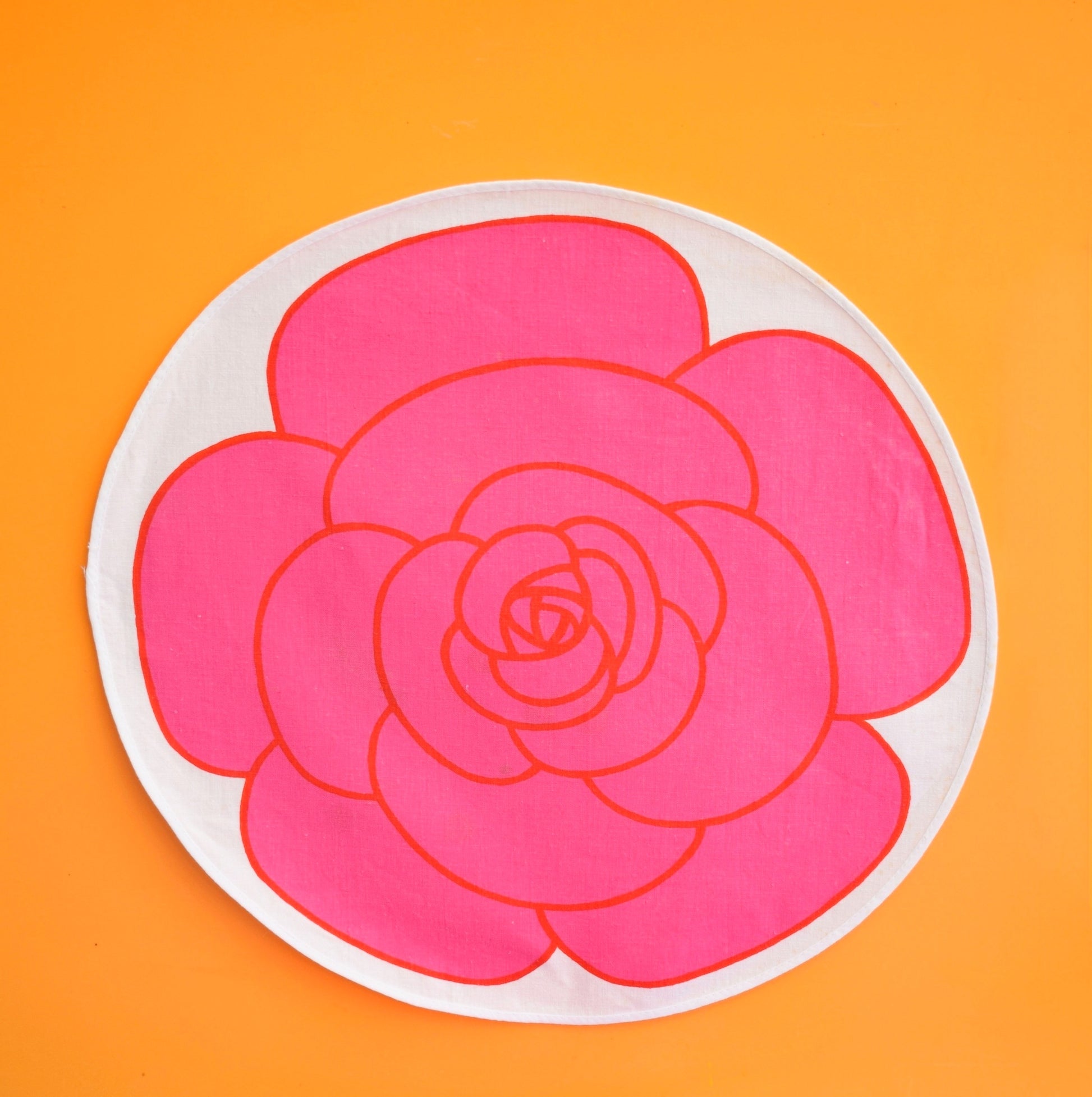 Vintage 1970s Laurids Lonborg Flower Power Placemats x4 by Pineapple Retro