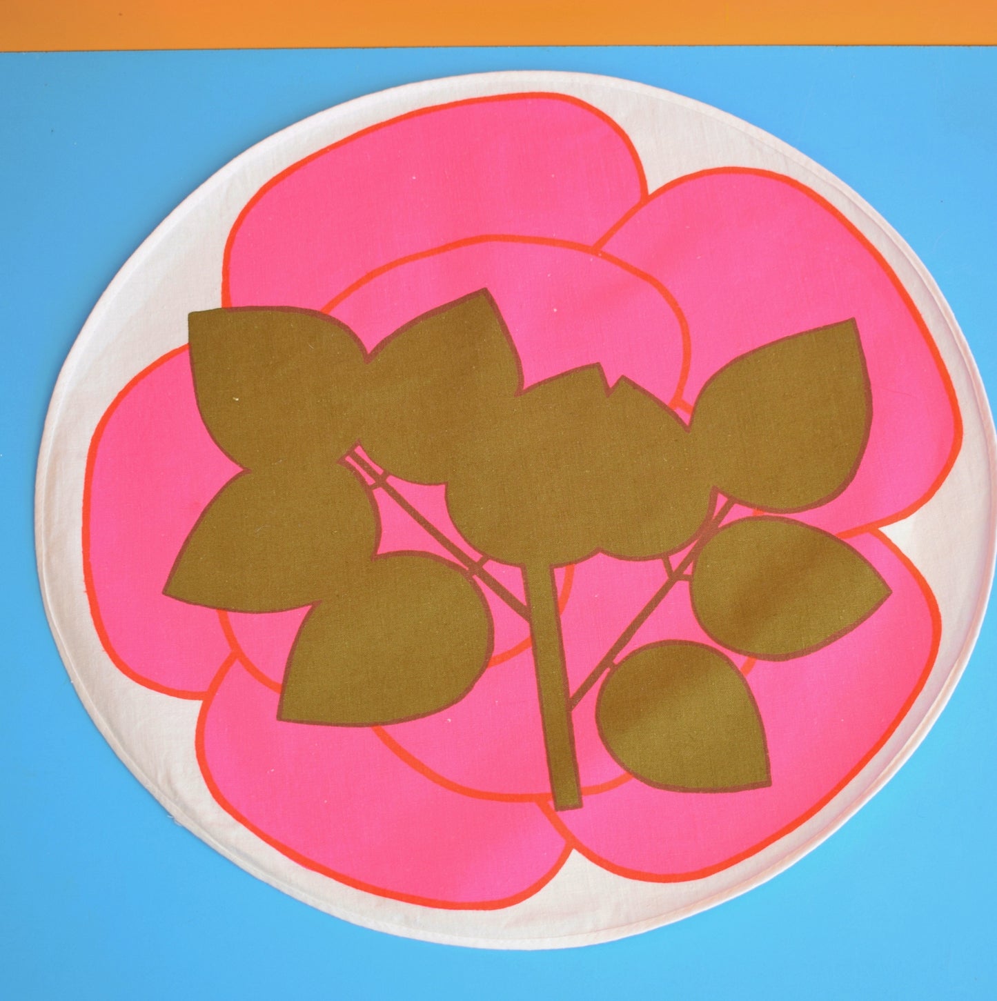 Vintage 1970s Laurids Lonborg Flower Power Placemats x4 by Pineapple Retro