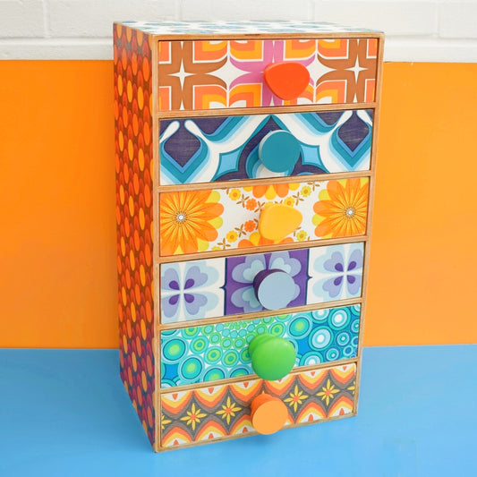 Vintage 1970s Drawer Unit - Vintage Wallpapers .