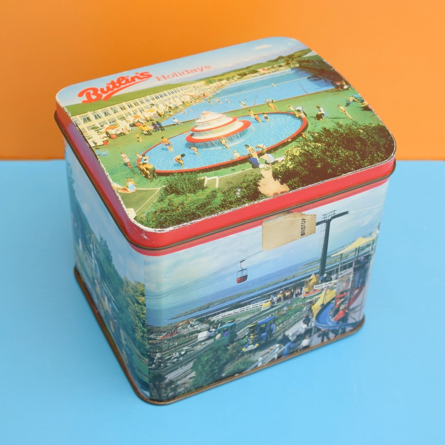 Vintage 1970s Butlins Tin .