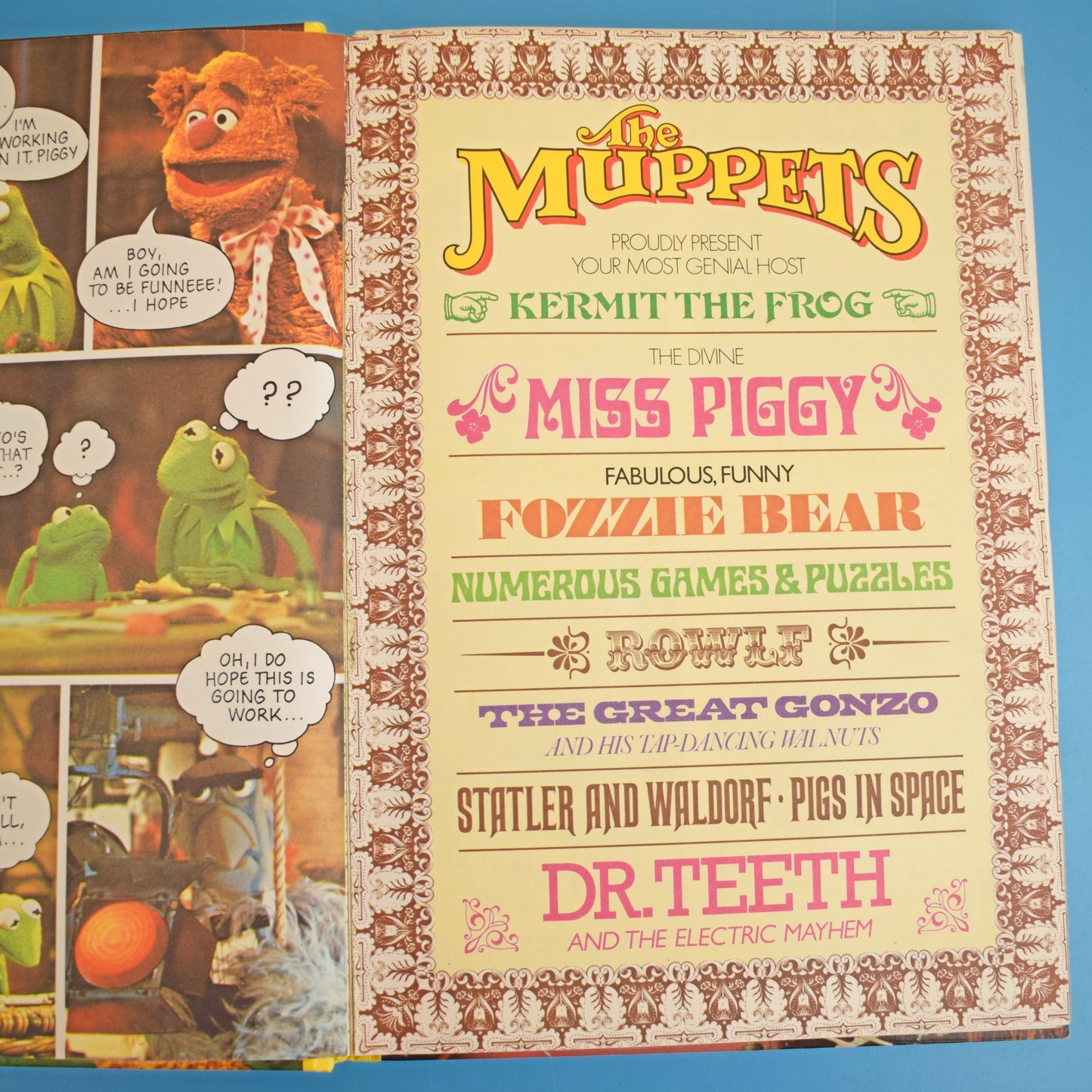 Vintage 1970s The Muppet Show Annual & Fun Book