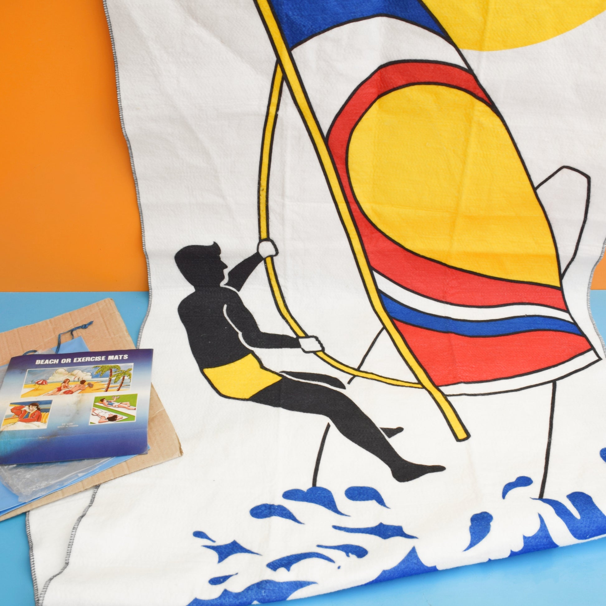 Vintage 1980s Beach / Exercise Mat - Unused by Pineapple Retro