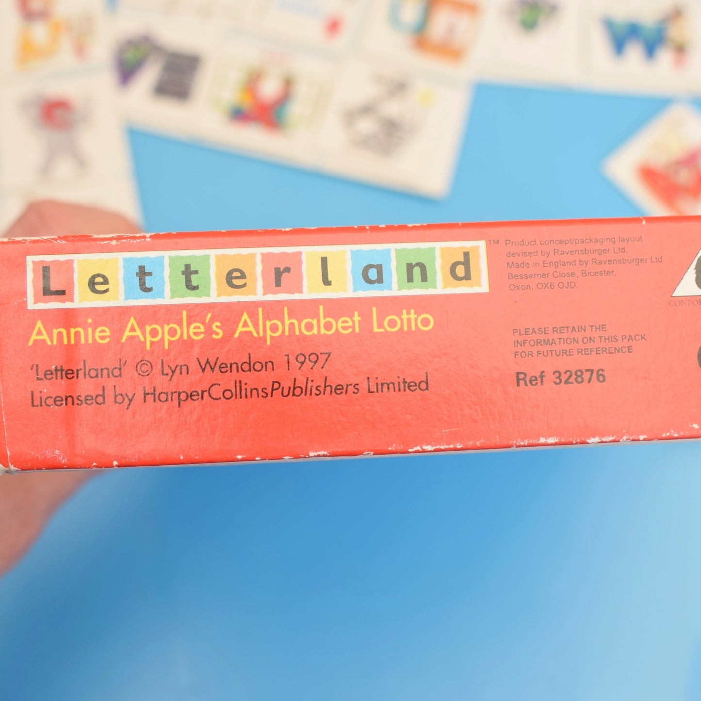 Vintage 1980s Annie Apple's Alphabet Lotto  - Letterland