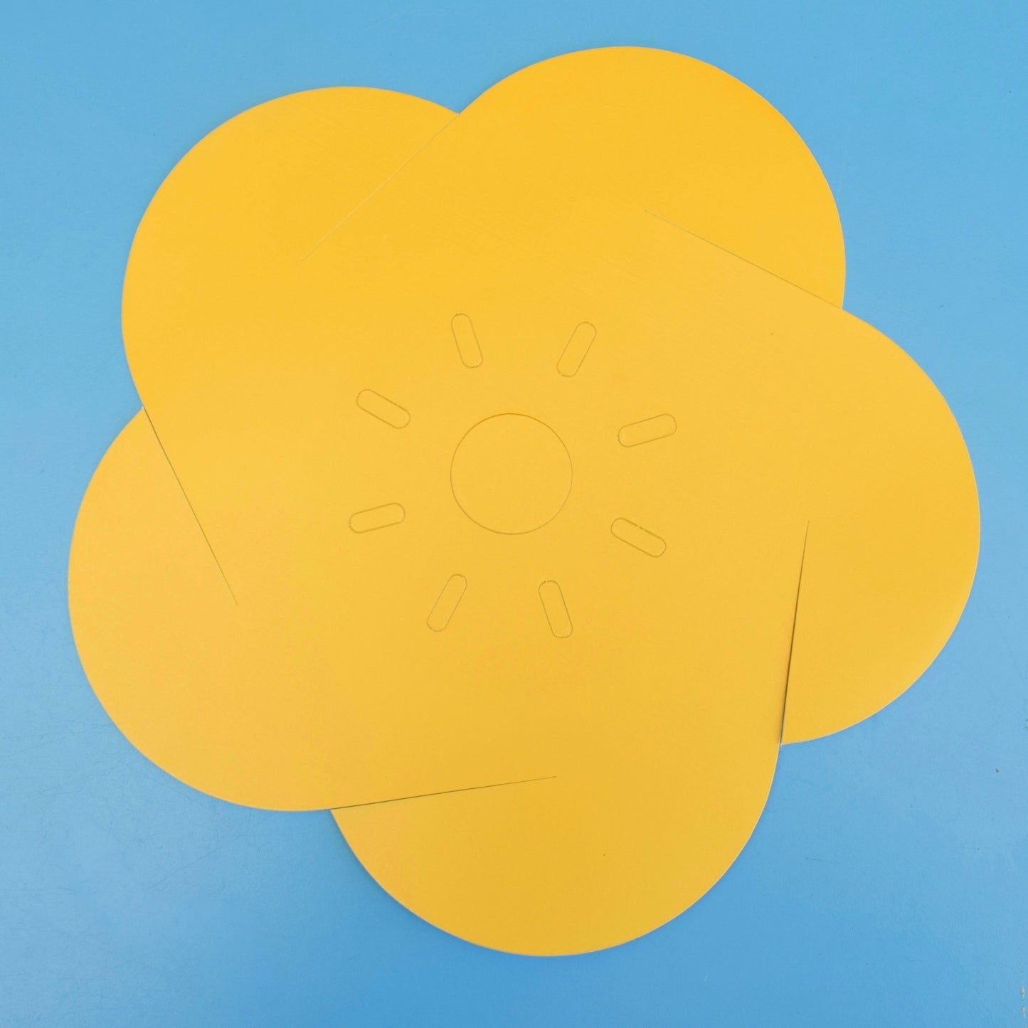 Vintage 1970s Flat Packed Light Fitting / Shade - Pink Or Yellow