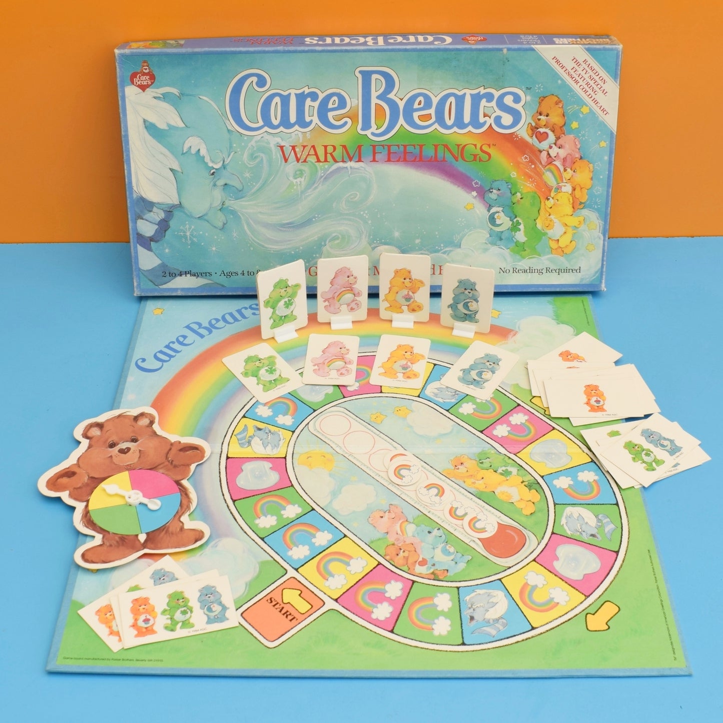 Vintage 1980s Care bears Warm Feelings Board Game