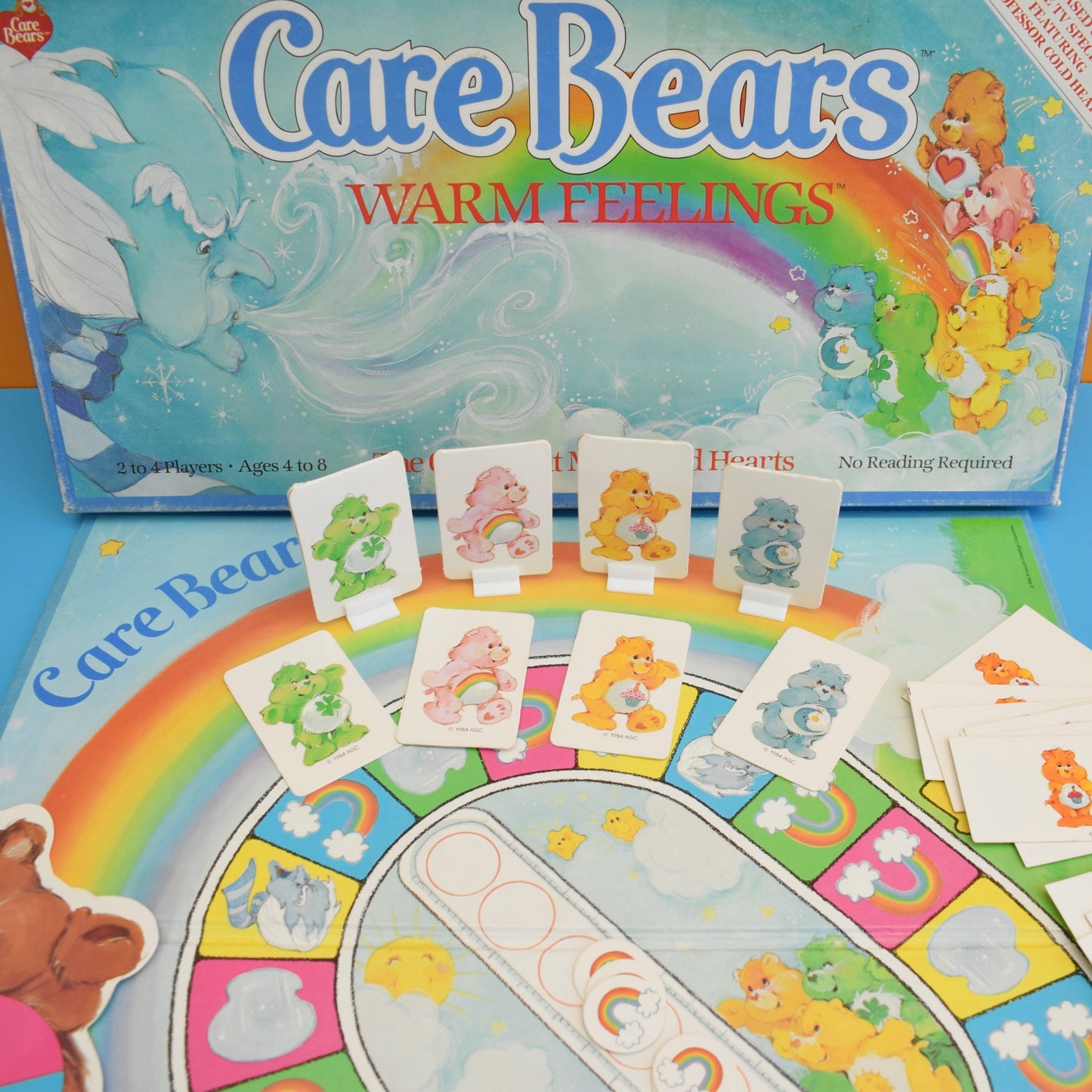 Vintage 1980s Care bears Warm Feelings Board Game