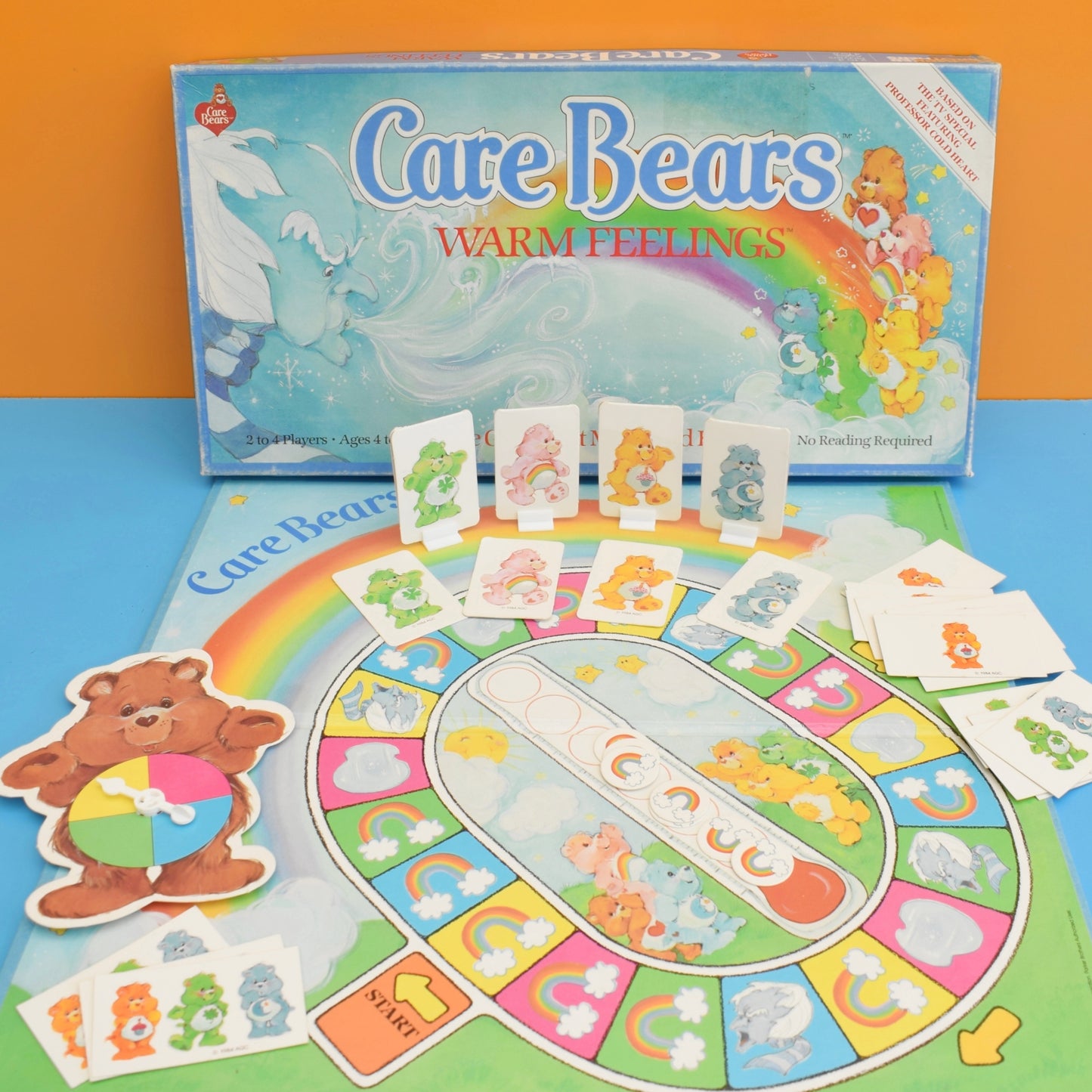 Vintage 1980s Care bears Warm Feelings Board Game