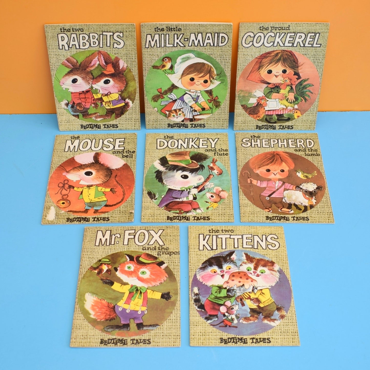 Vintage 1970s Kitsch Little Bedtime Tales Book Set - Mothercare