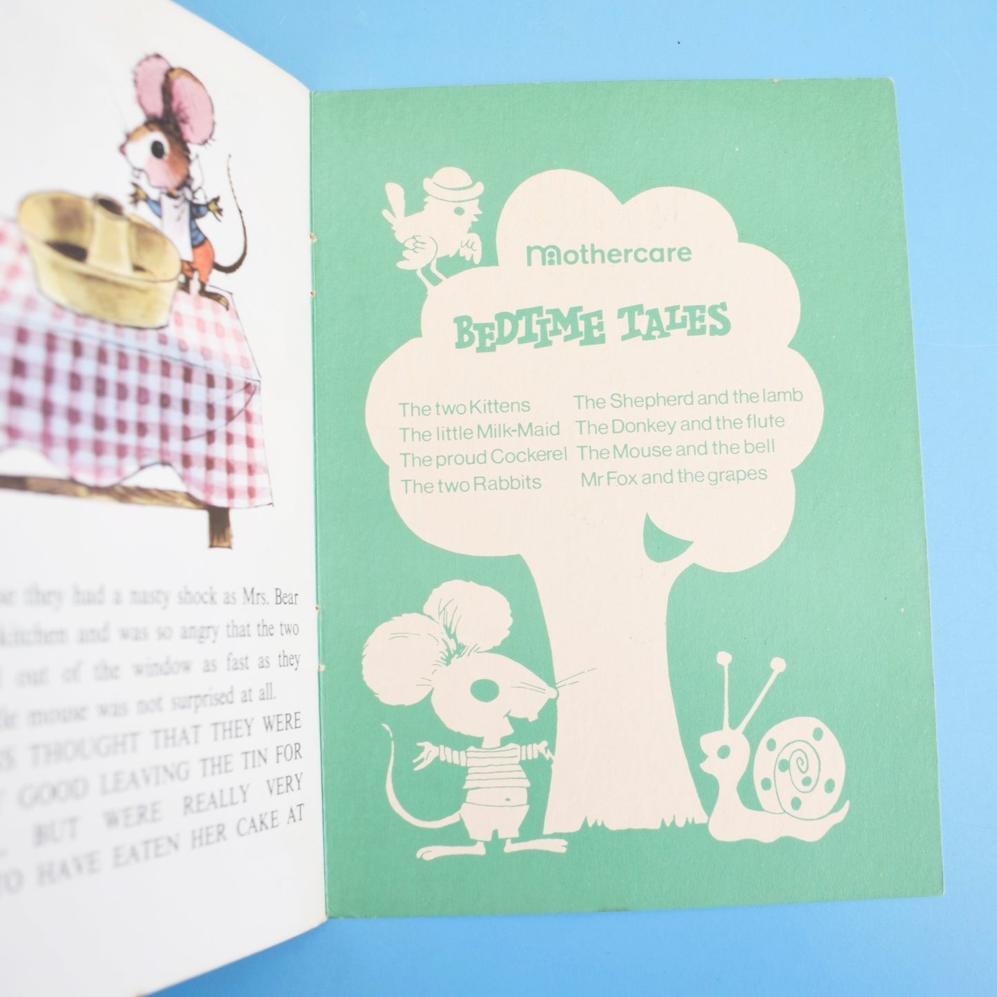 Vintage 1970s Kitsch Little Bedtime Tales Book Set - Mothercare
