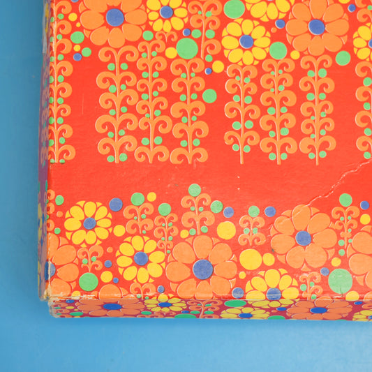 Vintage 1960s Glass Heart Tray & Box