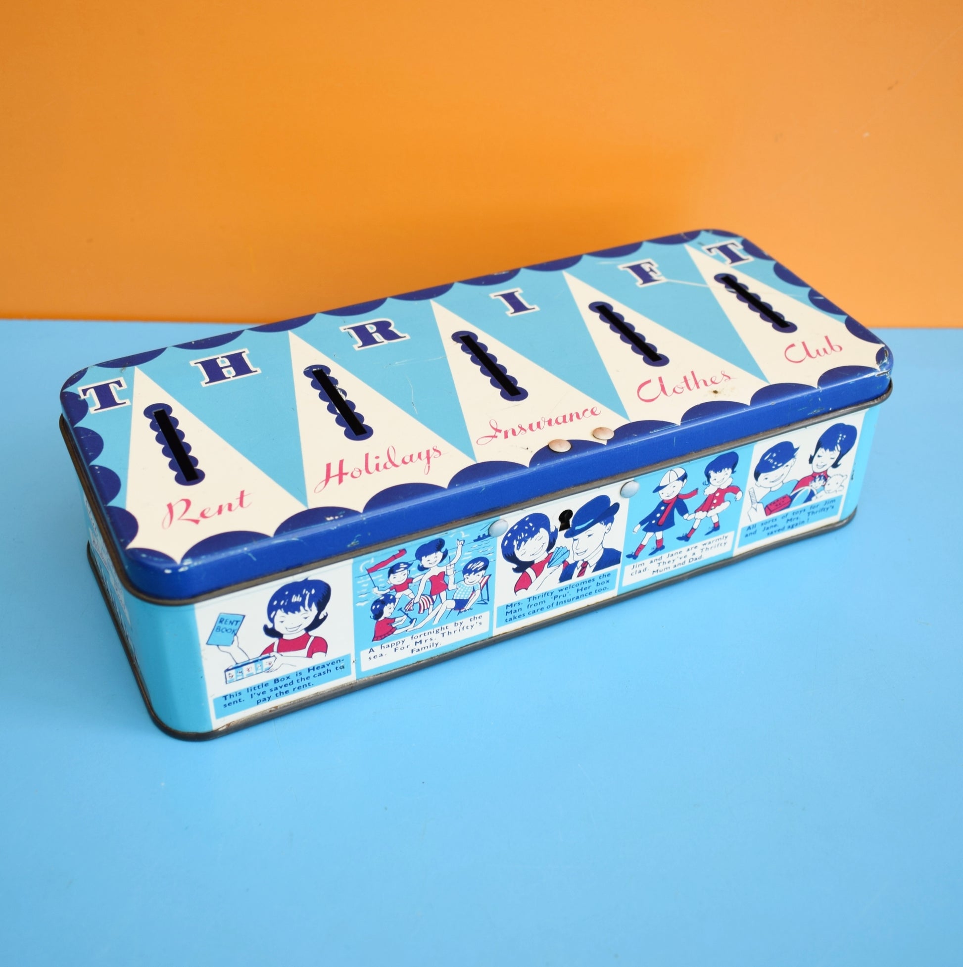 Vintage 1960s Thrift Savings Tin - Chad Valley by Vintage