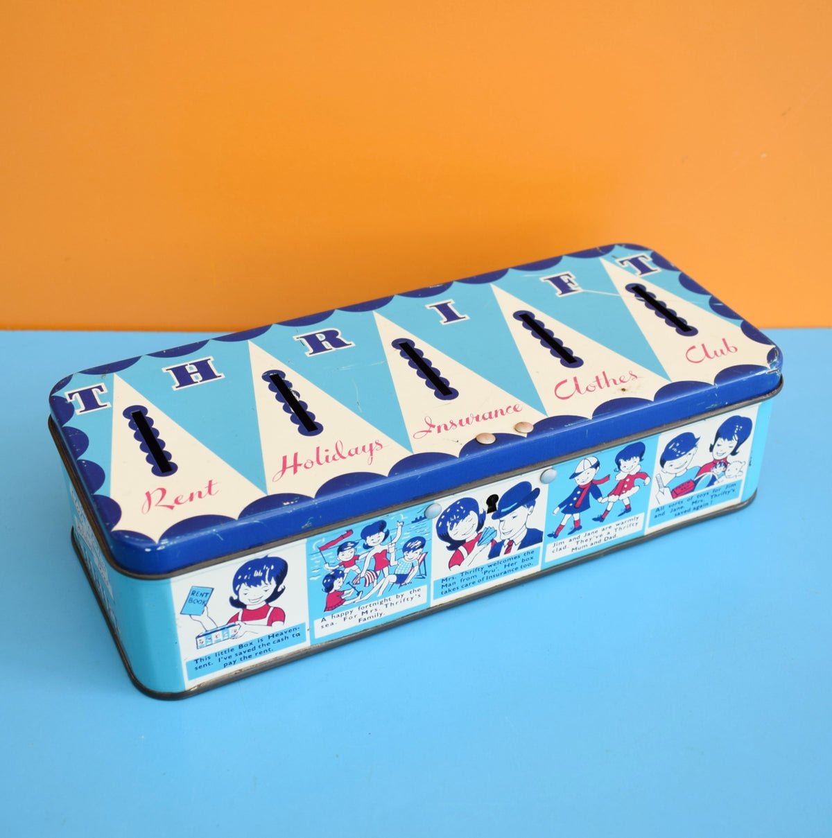 Vintage 1960s Thrift Savings Tin - Chad Valley by Vintage