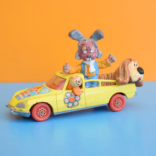 Vintage 1970s Corgi Magic Roundabout Citron Car