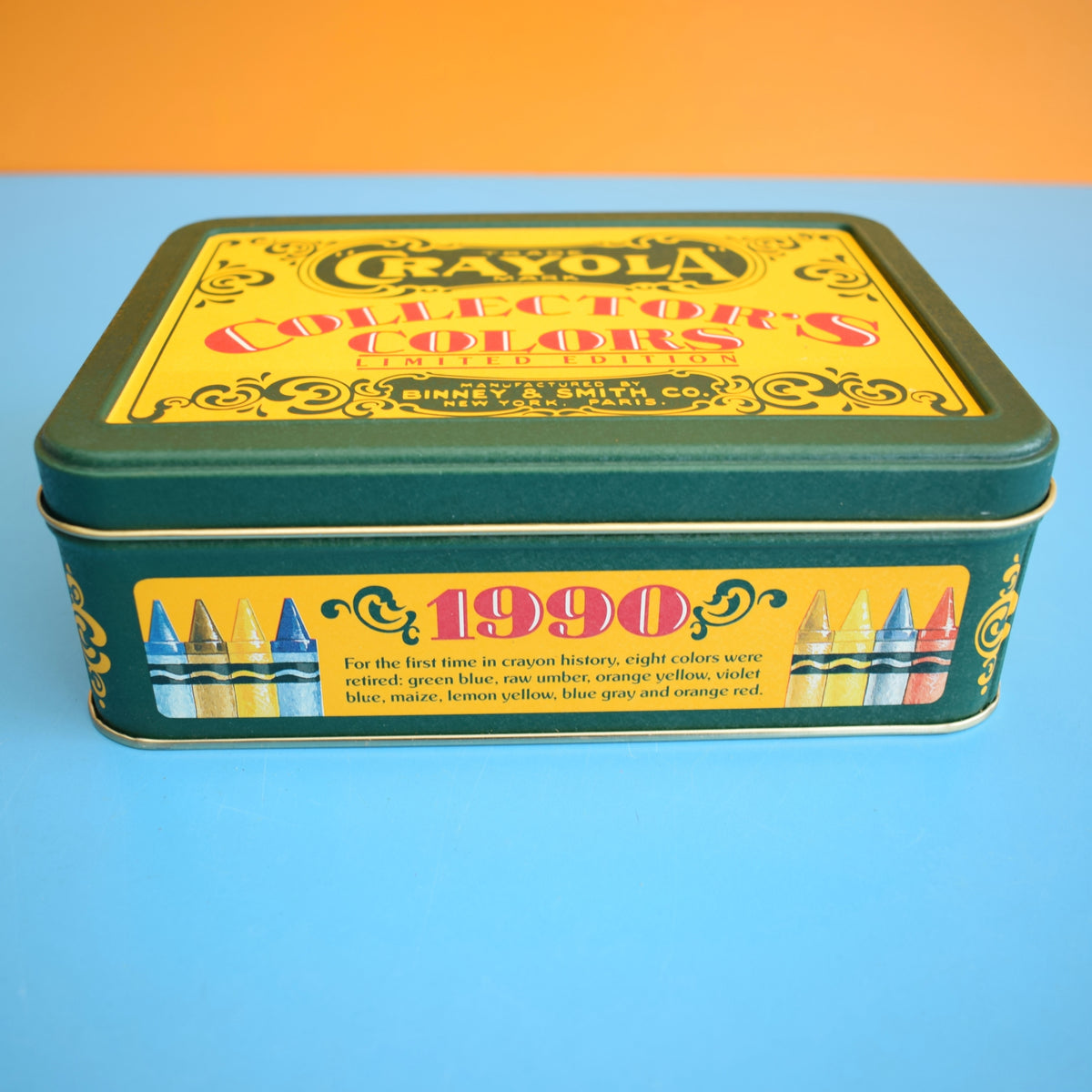 Vintage 1990s Crayola Wax Crayons - Boxed, Retired & Collectors Tin by Vintage