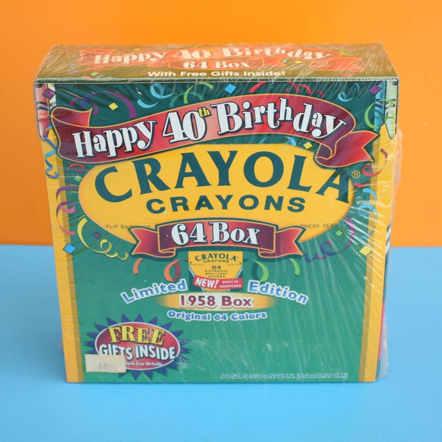 Vintage 1990s Crayola Wax Crayons - Boxed, Retired & Collectors Tin by Vintage