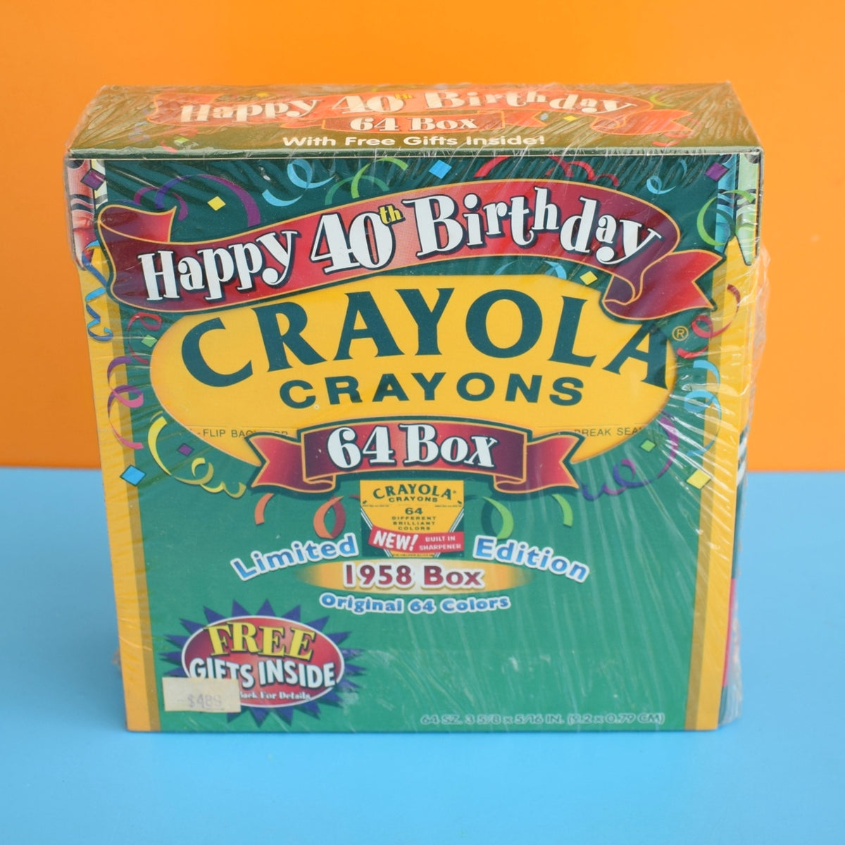Vintage 1990s Crayola Wax Crayons - Boxed, Retired & Collectors Tin by Vintage