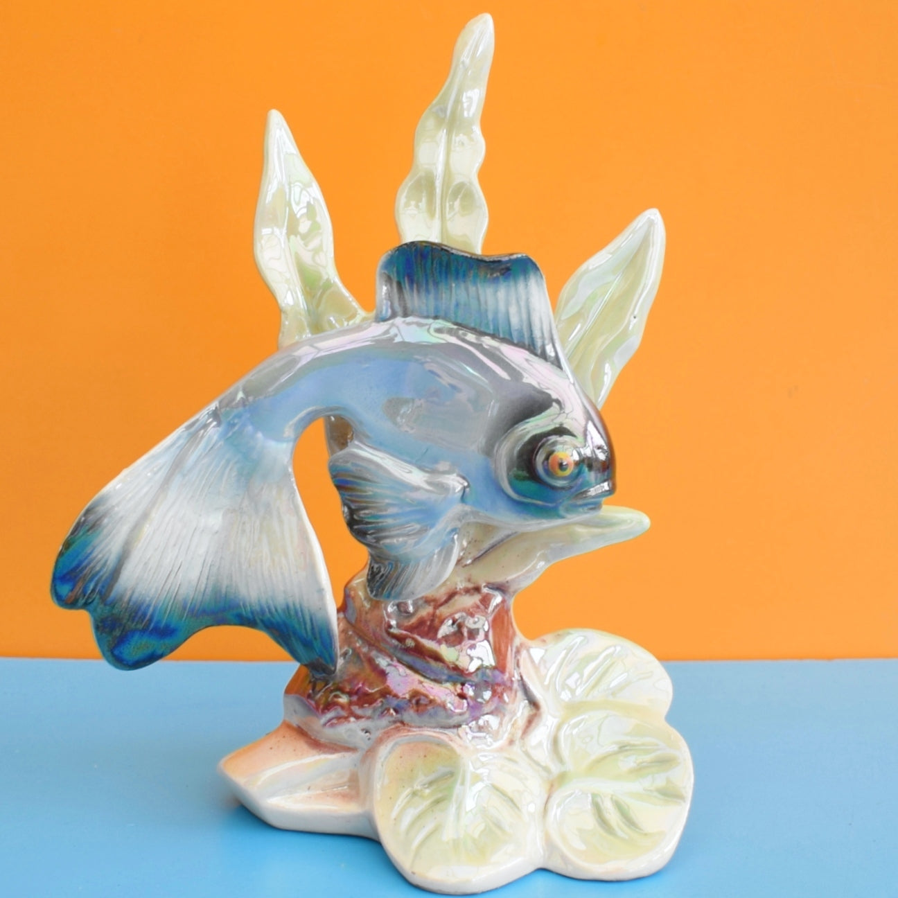 Vintage 1960s Ceramic Jemma Holland Fish - Blue by Pineapple Retro