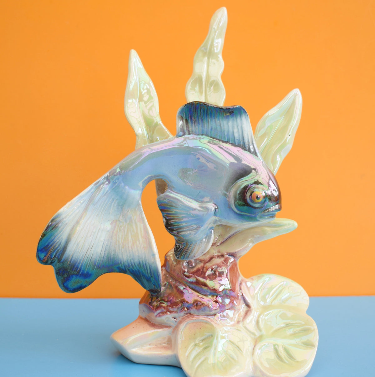 Vintage 1960s Ceramic Jemma Holland Fish - Blue by Pineapple Retro