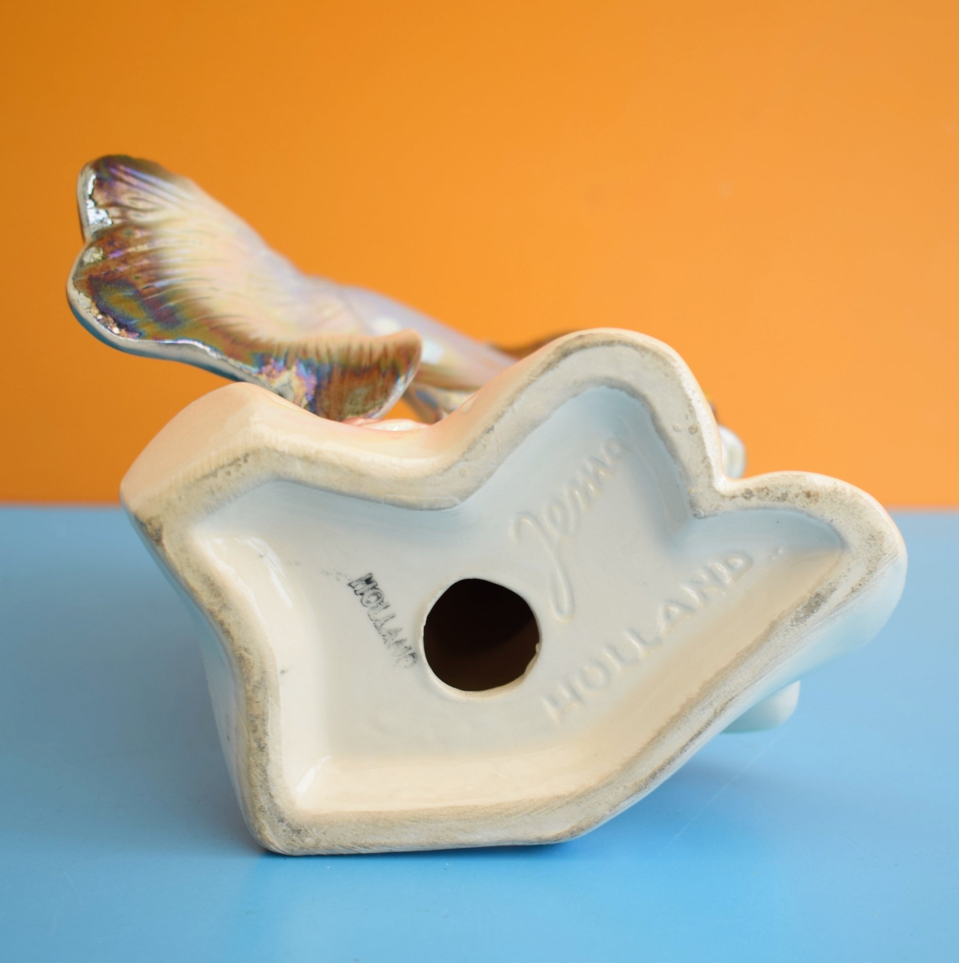 Vintage 1960s Ceramic Jemma Holland Fish - Blue by Pineapple Retro