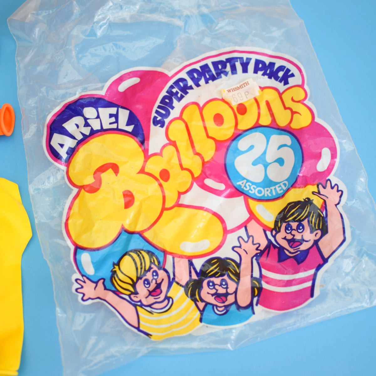 Vintage 1970s Balloon Pumps - Great Graphics / Balloons by Pineapple Retro