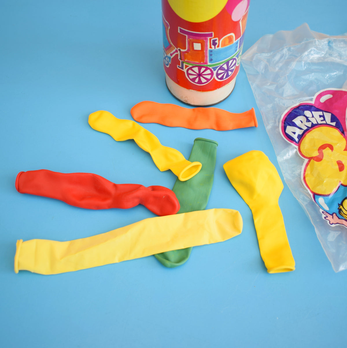 Vintage 1970s Balloon Pumps - Great Graphics / Balloons by Pineapple Retro