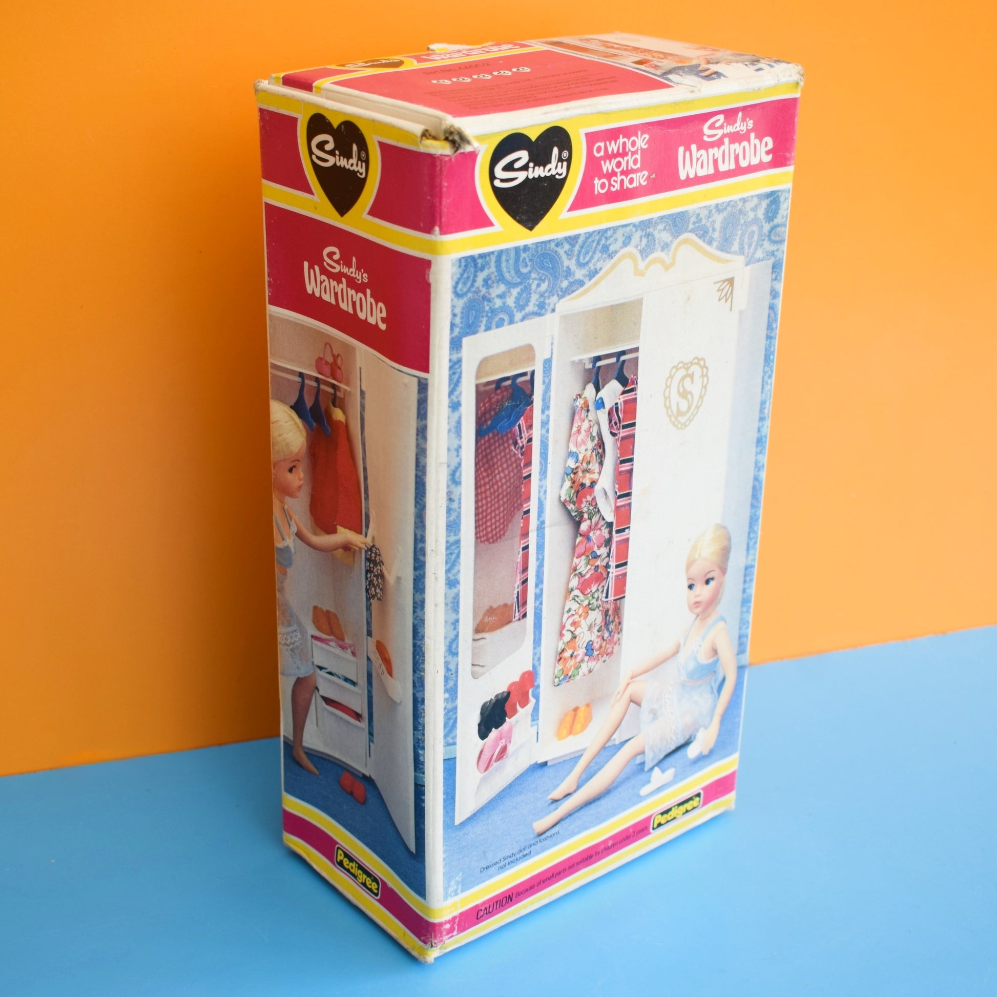 Vintage 1970s Sindy Doll Bedroom Wardrobe Boxed – Pineapple Retro