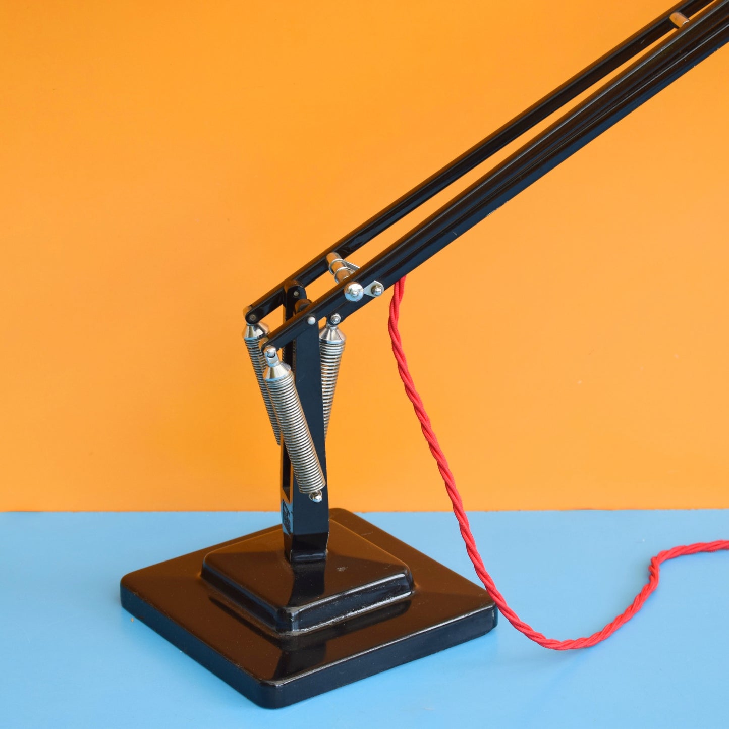 Vintage 1940s AnglePoise Desk Lamp - Herbert Terry - Black 1227