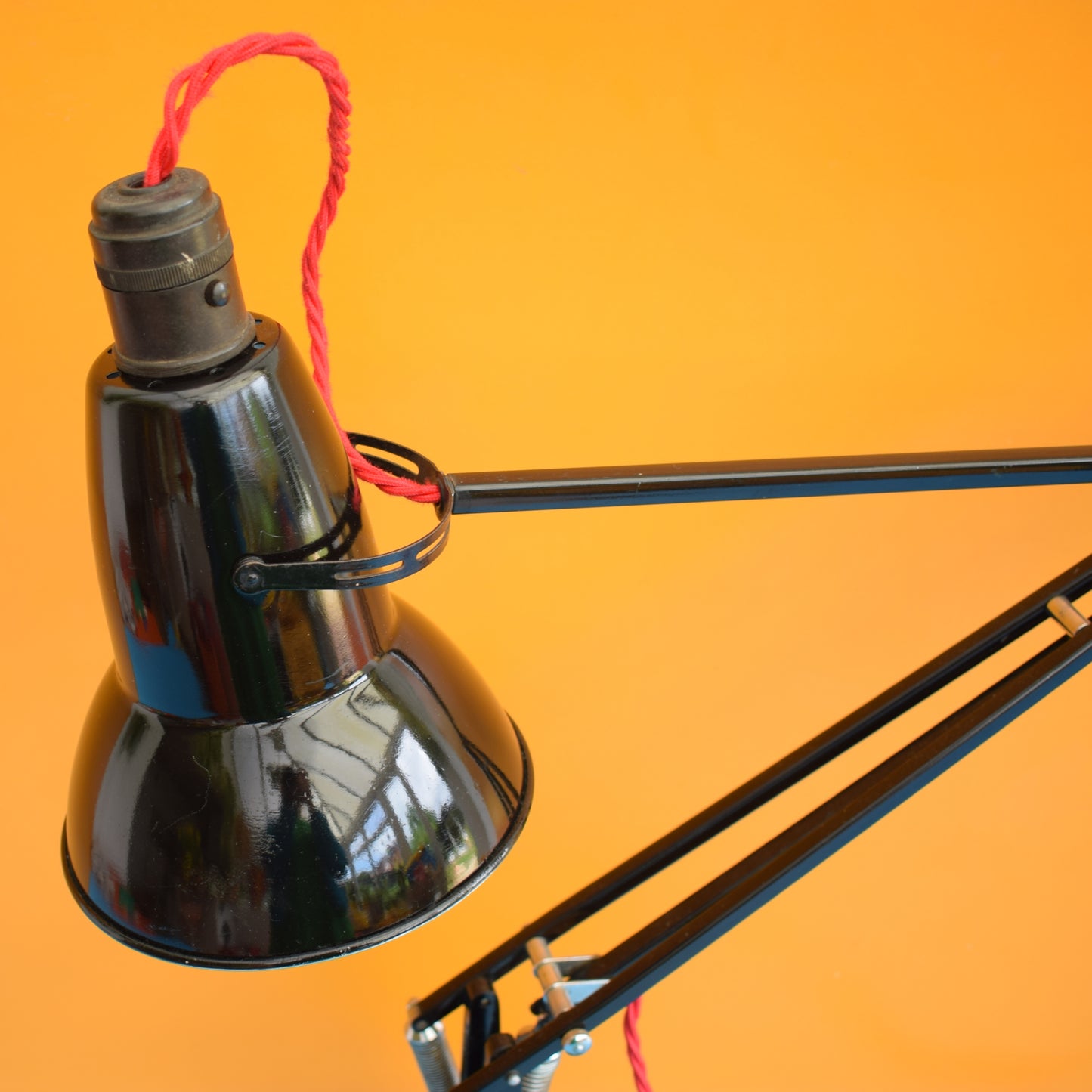 Vintage 1940s AnglePoise Desk Lamp - Herbert Terry - Black 1227