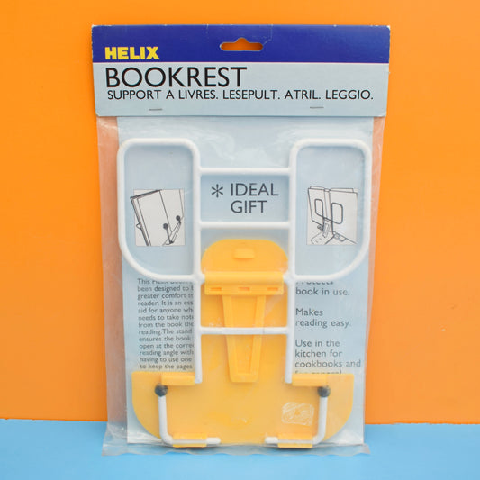 Vintage 1990s Book Rest - Helix - Yellow