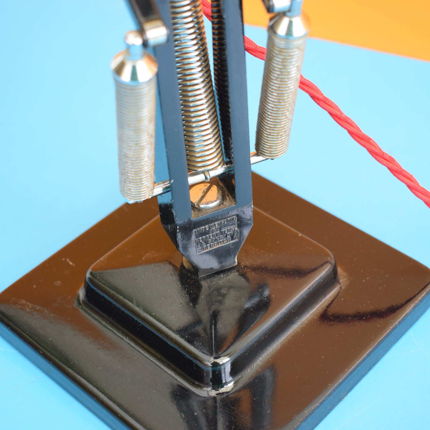 Vintage 1940s AnglePoise Desk Lamp - Herbert Terry - Black 1227
