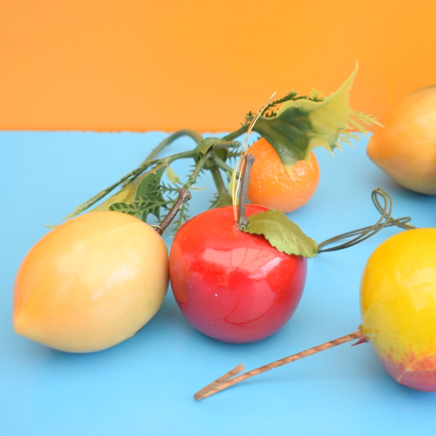 Vintage 1960s Mixed Plastic Fruit - Oranges / Fruit Salad