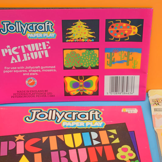 Vintage 1980s Jollycraft Paper Play/ Stickers- Unused