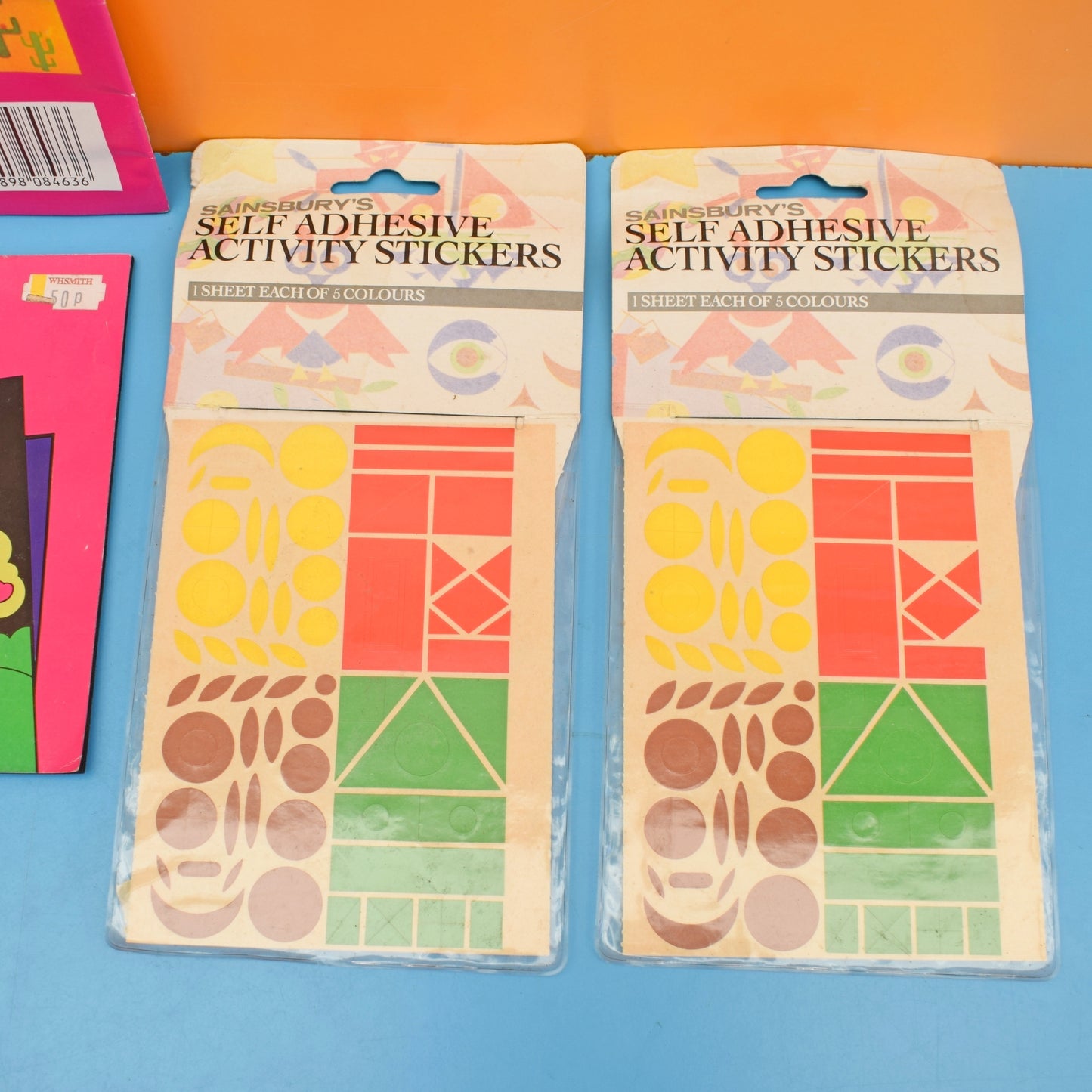 Vintage 1980s Jollycraft Paper Play/ Stickers- Unused