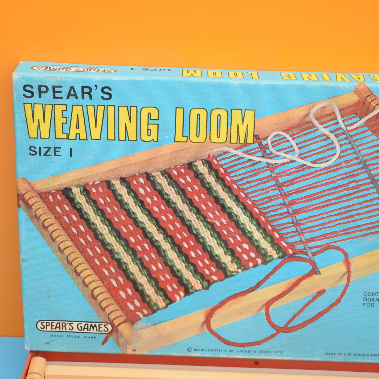 Vintage 1970s Weaving Loom - Spears Games