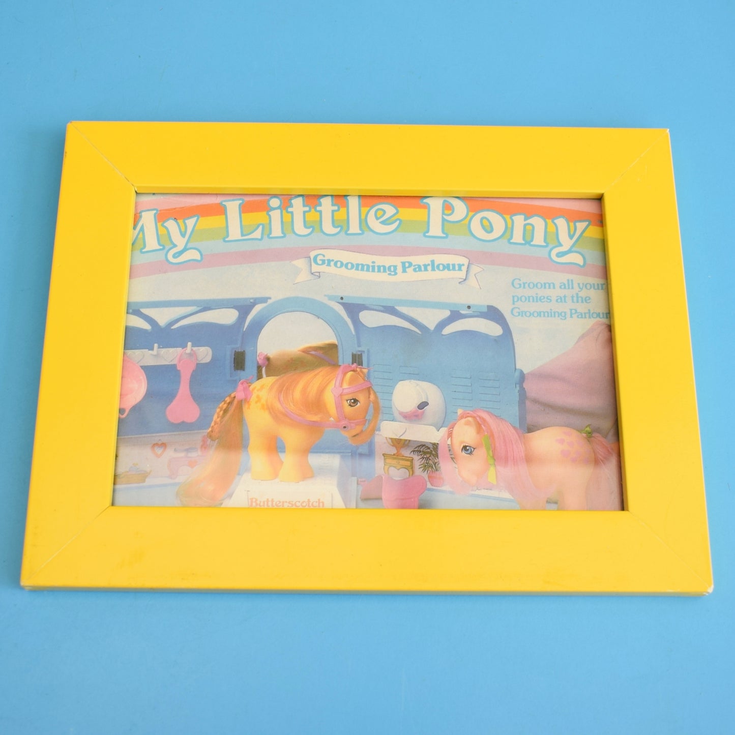 Vintage 1980s My Little Pony - Framed Grooming Parlour Box Section by Pineapple Retro