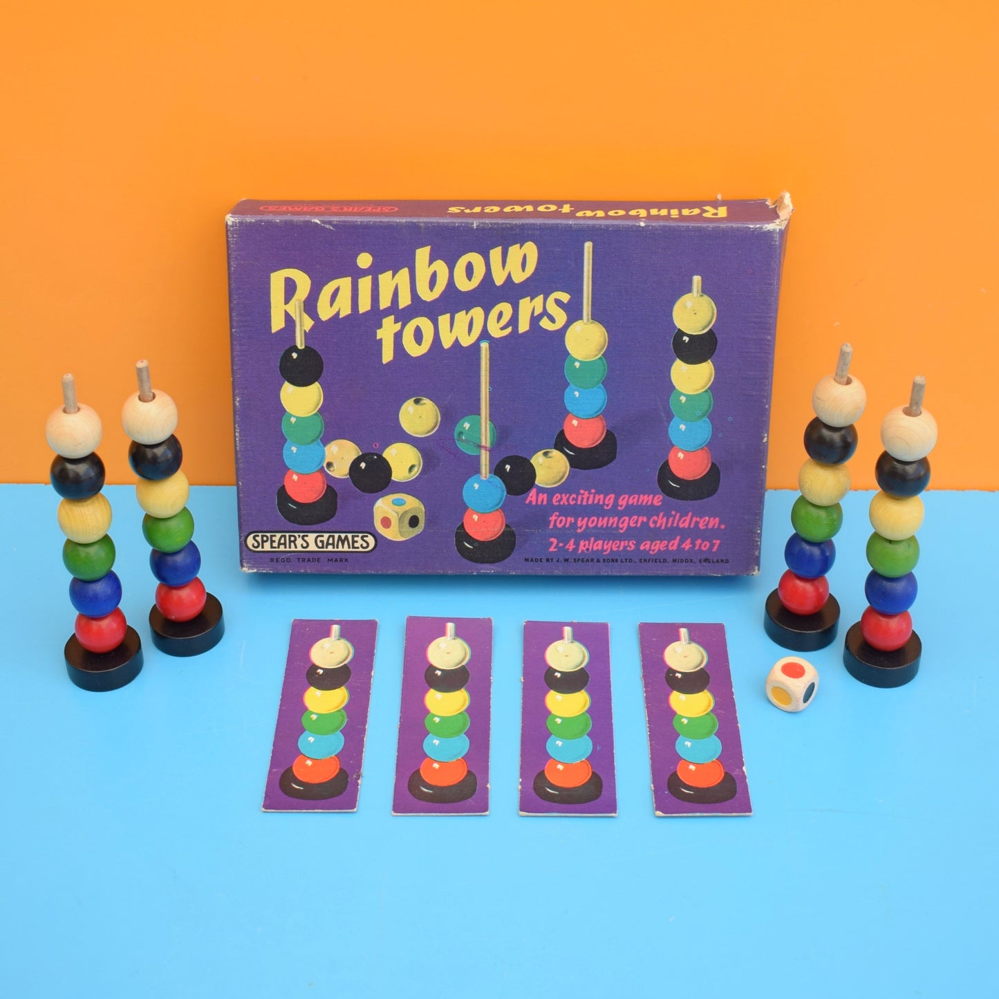 Vintage 1970s Rainbow Towers - by Spears