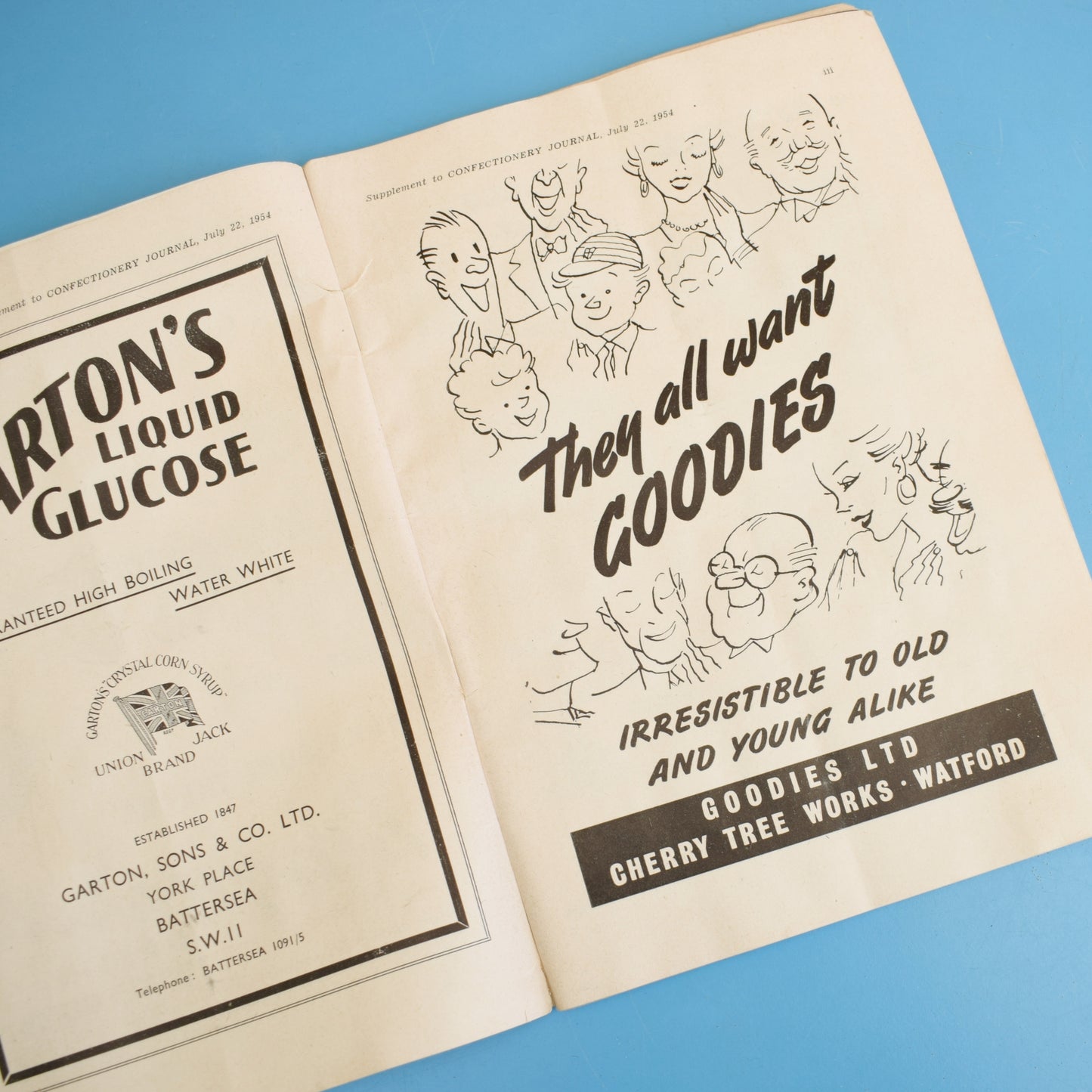 Vintage 1950s Confectionery Journal - Advertising