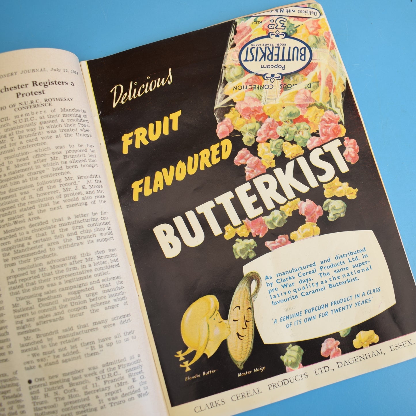 Vintage 1950s Confectionery Journal - Advertising