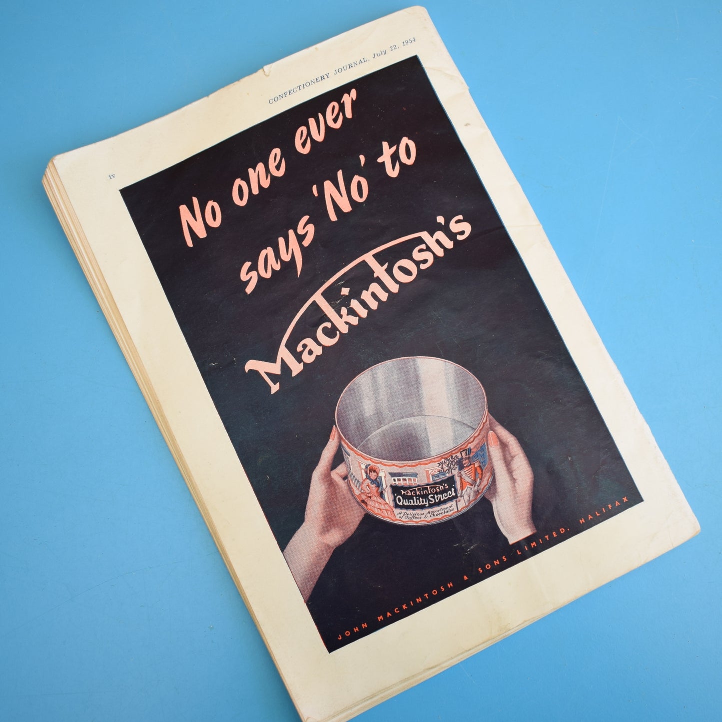 Vintage 1950s Confectionery Journal - Advertising