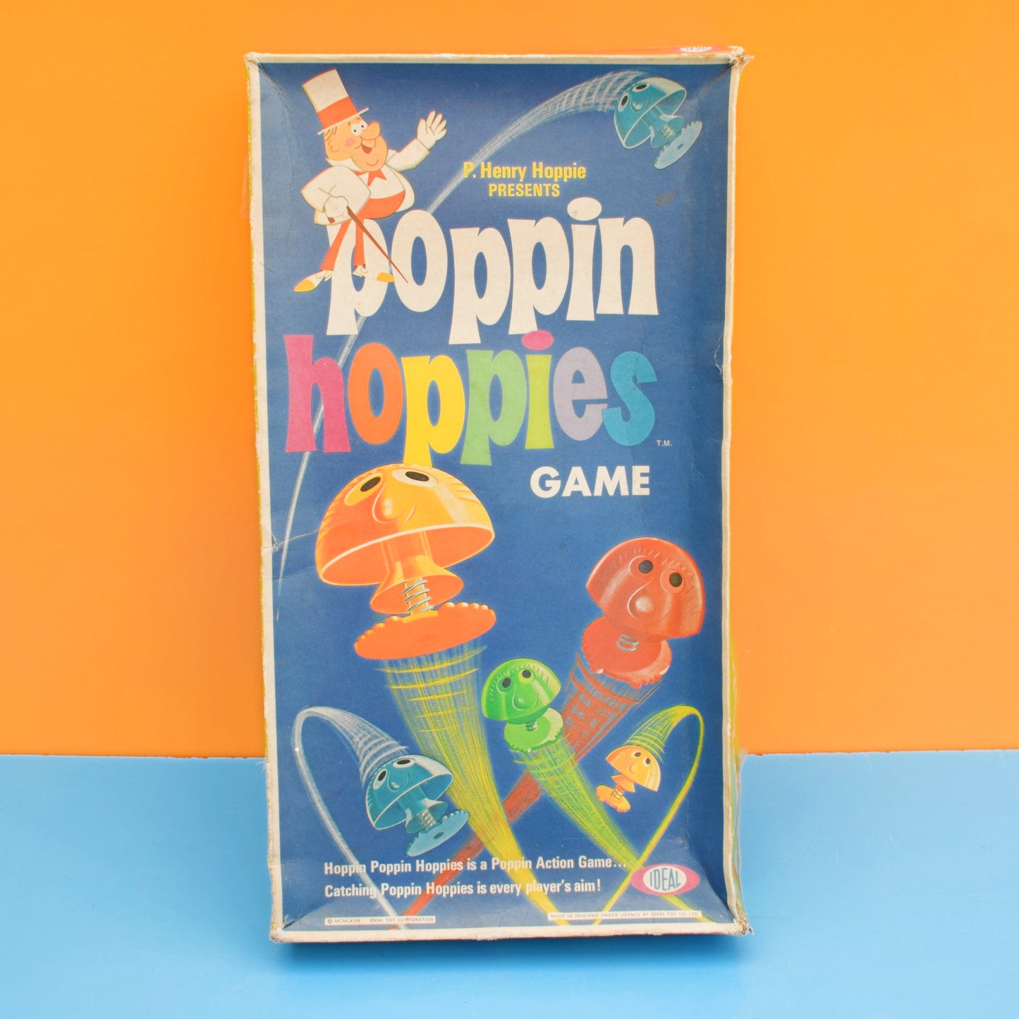 Vintage 1960s Poppin Hoppies Game - Great Graphics