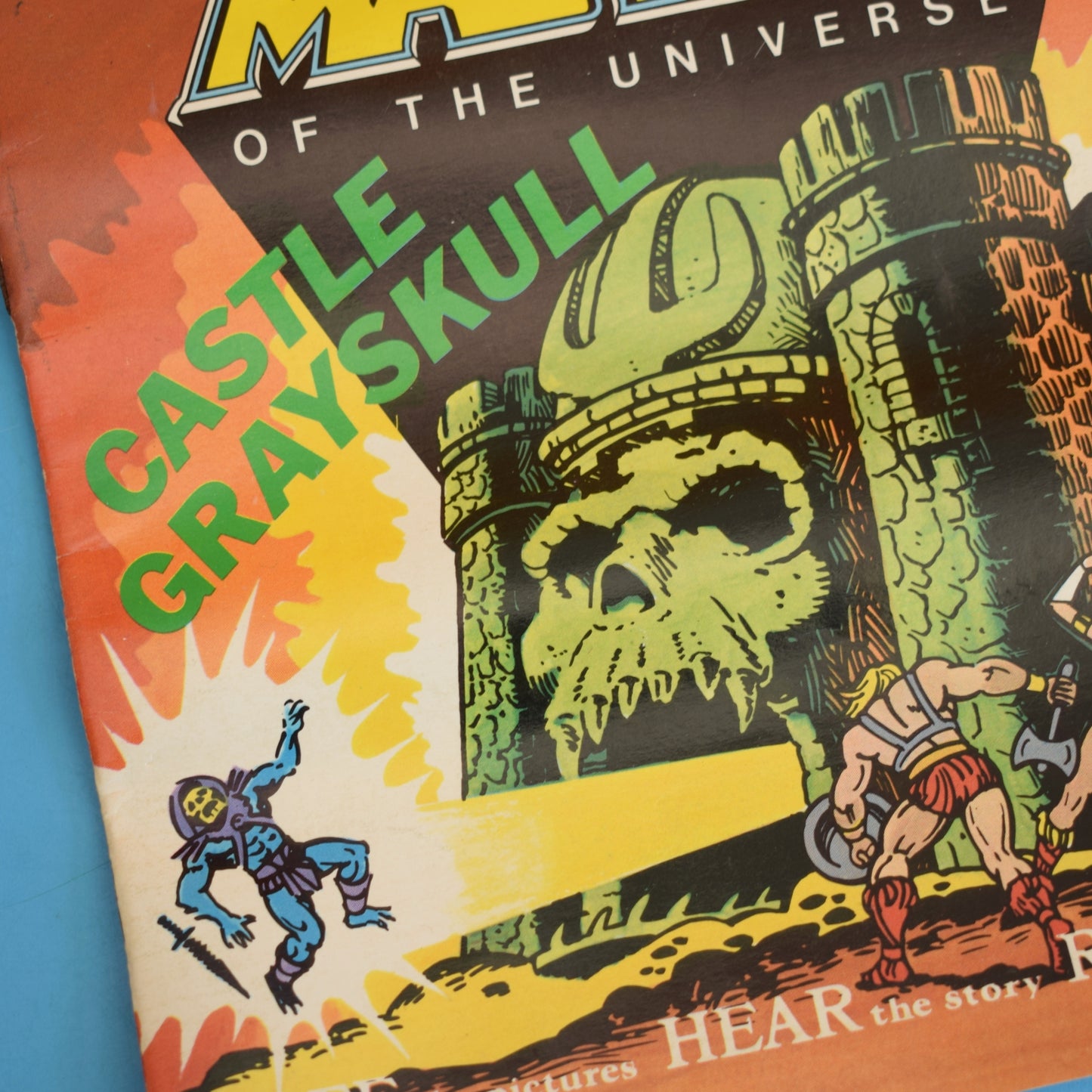 Vintage 1980s Masters Of The Universe Castle Grayskull Book & Cassette