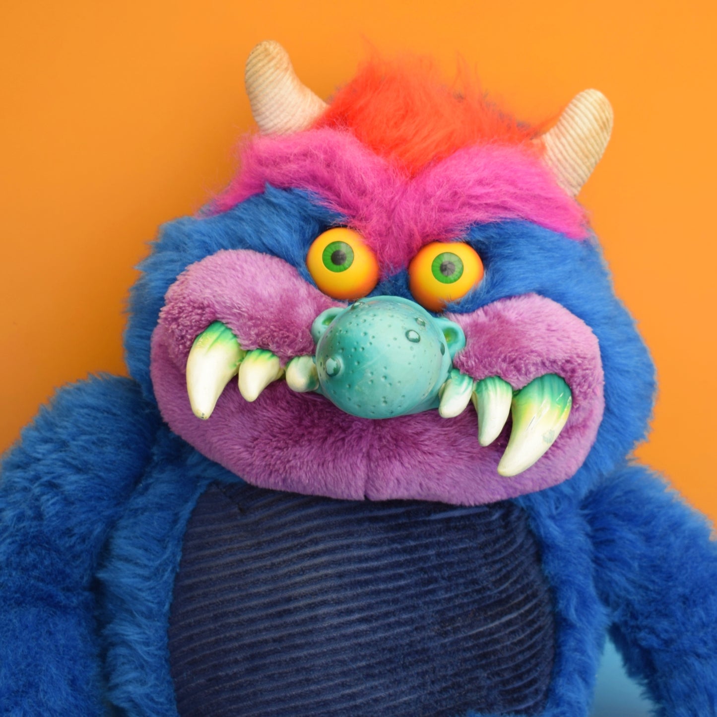 Vintage 1980s My Pet Monster Plush Toy - Large