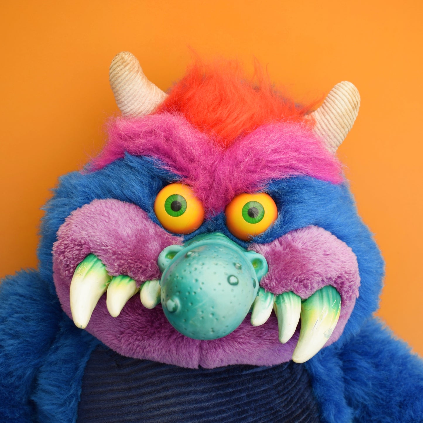 Vintage 1980s My Pet Monster Plush Toy - Large
