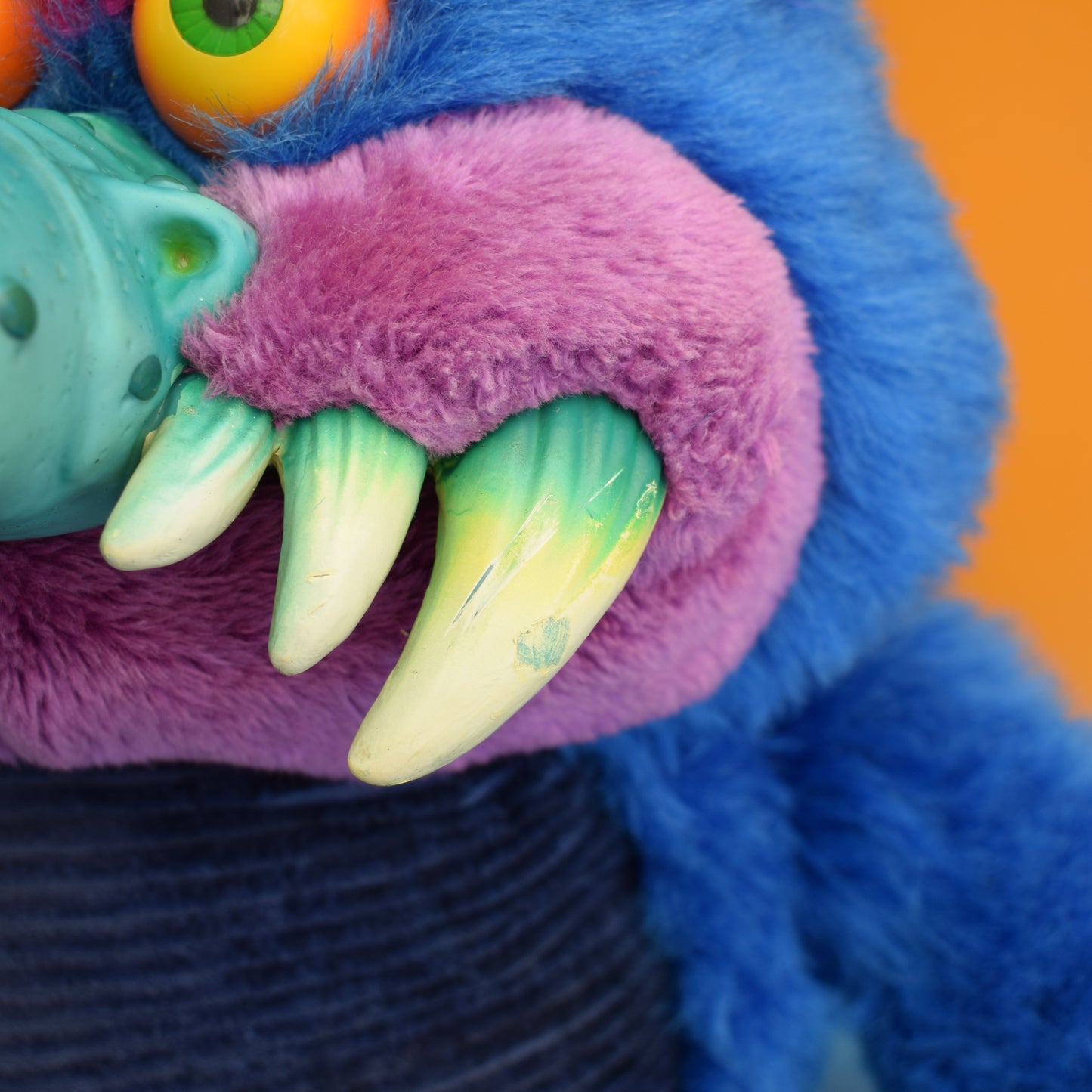 Vintage 1980s My Pet Monster Plush Toy - Large